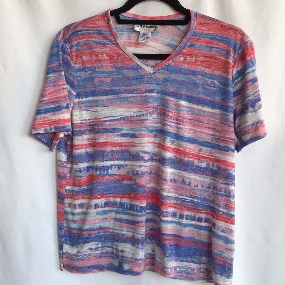 C.D. Petites soft, lightweight summer top, PL